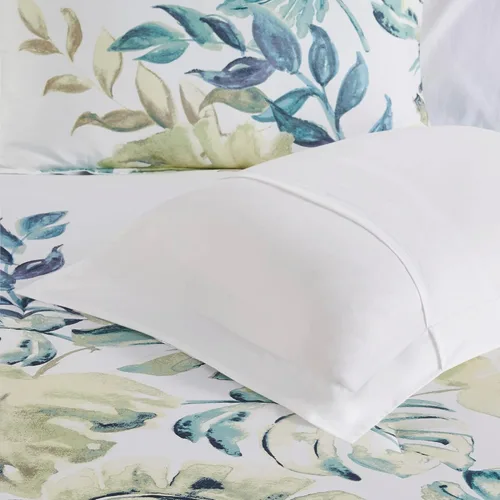 Miniatura 10 de Harbor House Acogedor juego de edredón de algodón, ropa de cama casual alternativa para todas las estaciones con fundas a juego, almohadas