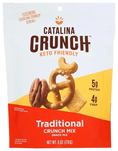 Miniatura 6 de Catalina Snacks Crunch - Mezcla de aperitivos cheddar, apta para dieta cetogénica, sin gluten, 6 onzas (paquete de 6)