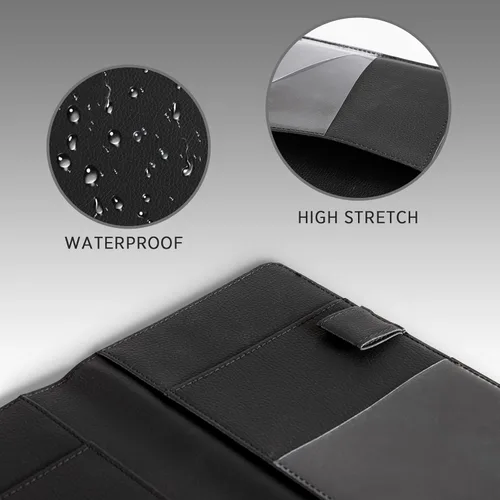 Miniatura 4 de CoBak - Libreta para meseros, organizador compacto con bolsillos transparentes y para dinero, portabolígrafo, se ajusta perfectamente al delantal