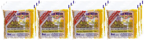 Miniatura 7 de Paquetes de palomitas de maíz, kit todo en uno con granos premedidos de 6 onzas, paquetes de sal y aceite para máquinas de palomitas de maíz por