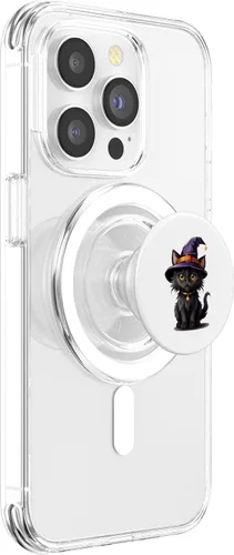 Miniatura 3 de Helloween pumpkin cat PopSockets MagSafe PopGrip for iPhone