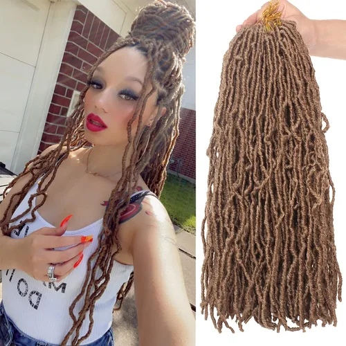 Miniatura 10 de ZRQ Extensiones de cabello sintético de ganchillo de 36 pulgadas, 3 paquetes, color negro natural, preenlazadas, largas, de diosa, sintéticas, 1b#