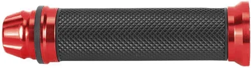 Miniatura 8 de Manillar de motocicleta, manillar de goma de aluminio para motocicleta, compatible con mango de bicicleta de 7/8 (rojo)
