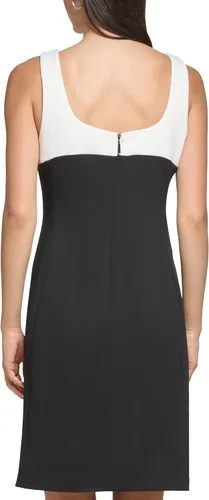 Miniatura 3 de Karl Lagerfeld Womens Square Neck Waist Detail Framing Dress