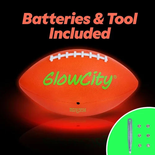 Miniatura 4 de GlowCity Balón de fútbol que brilla en la oscuridad, tamaño 3/6, regalos de pelota iluminada para niños, jóvenes y adolescentes, fútbol brillante