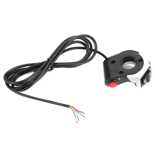 Miniatura 6 de Interruptor de manillar, interruptor de bocina de faros delanteros 2 en 1 para scooter de montaña, interruptor de bocina de luz de monopatín