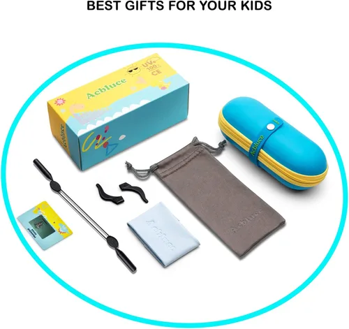 Miniatura 6 de ACBLUCE Gafas de sol para niños y niñas polarizadas para niños y jóvenes de goma flexible para niños de 6 a 12 años
