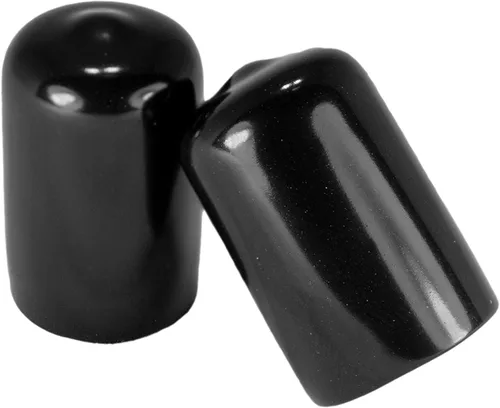 Miniatura 27 de Prescott Plastics Tapones de plástico flexibles de 1/2" (12.7 mm) de diámetro exterior, tapas redondas de tubo de metal negro, inserciones fuertes