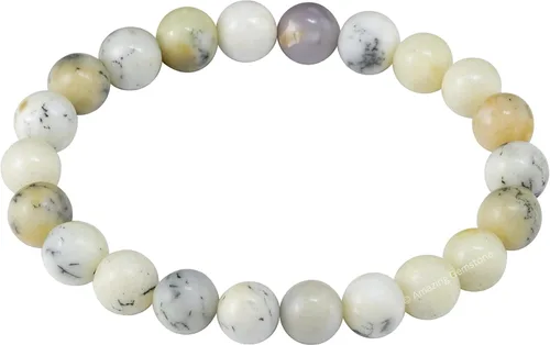 Miniatura 553 de Amazing Gemstone Pulsera de cristal para mujeres y hombres, pulsera de cristal curativo de protección, pulsera elástica con cuentas de piedras
