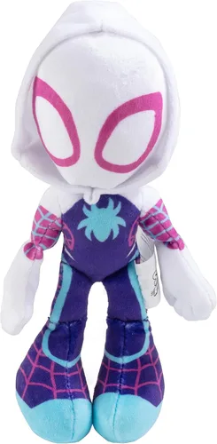 Miniatura 4 de Marvel Spidey & His Amazing Friends - Juego de 3 peluches de 8 pulgadas, Spider-Man, Miles Morales, Gwen Stacy Ghost - Figuras de juguete de peluche