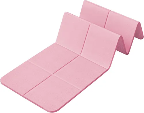Miniatura 10 de Foldable Yoga Mat for Travel 72"x 32"x 0.32"Inch, 8mm Thick Folding Exercise Mat, Outdoor Non-slip Pilates Mat for Women & Men, Wide Yoga Mat
