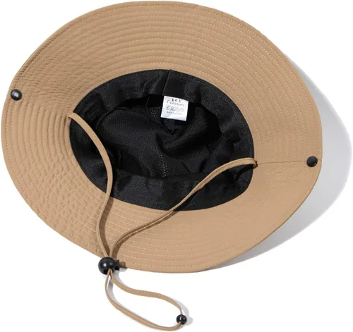 Miniatura 9 de CLAPE Sombrero de pescador para exteriores, impermeable, UPF 50+, ala Boonie para mujeres y hombres, ligero para senderismo, safari, sombrero