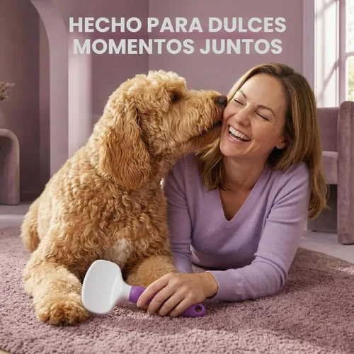 Miniatura 8 de Poodle Pet Slicker Brush – Para perros, gatos, conejos – Piel mate/suelta, nudos – Adecuado para garabatos/Goldendoodle aseo y trituración de pelo