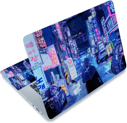 Miniatura 46 de Adhesivo para laptop de 12.1-15.6 pulgadas, calcomanía reutilizable universal de vinilo para laptop, protector de arte impermeable en color panal