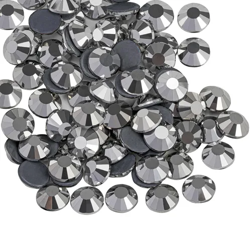 Miniatura 76 de Beadsland Hotfix - 2880 diamantes de imitación de cristal con parte trasera plana para manualidades, ropa, decoraciones de bricolaje, cristal AB