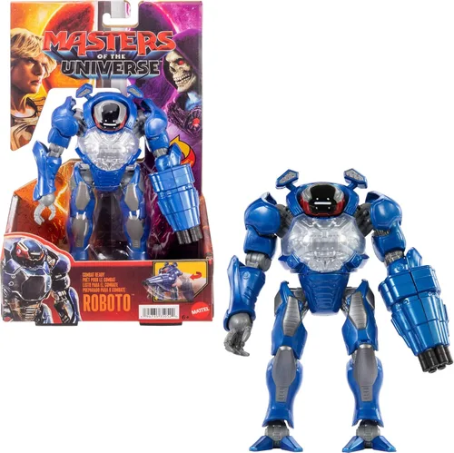 Miniatura 7 de Masters of the Universe Figura de la característica Power Sword Slash He-Man, movimiento de acción de giro y liberación, 5.5 pulgadas con accesorio