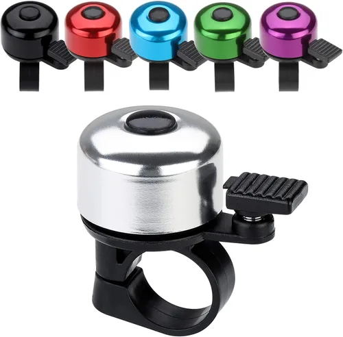 Miniatura 26 de Timbre de Bicicleta Timbre de Bicicleta Sonido Nítido para Adultos Niños Niños Niñas Rojo
