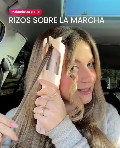 Miniatura 4 de Rizador Inalámbrico Automático TYMO - TYMO CurlGo de 1 Pulgada, Rizador Giratorio de Varilla para Ondas de Playa, Rizadores de Pelo Portátiles