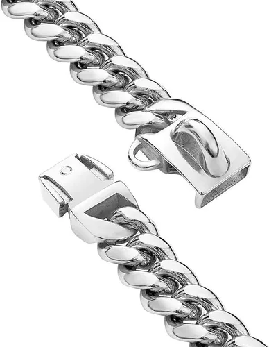 Miniatura 5 de BAOBOTE Collar de cadena dorada para perro, collar de cadena de metal para caminar con diseño de hebilla segura, collar de cadena de eslabones