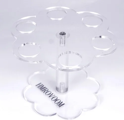 Miniatura 3 de Platos para Helado/Soporte de Helado Acrílico (6 agujeros en forma de flor)
