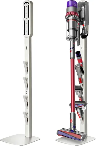 Miniatura 11 de Haturi Soporte de vacío para Dyson Gen5 V15 V12 Detect V11 V10 V8 V7 V6, soporte de vacío y soporte de almacenamiento de metal con diseño de cable