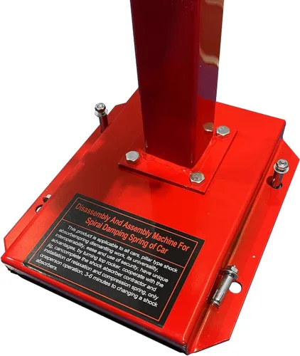 Miniatura 5 de Compresor de resorte automático para vehículos hidráulicos de servicio pesado rojo Mano, compresor de bobina de resorte, mango de elevación