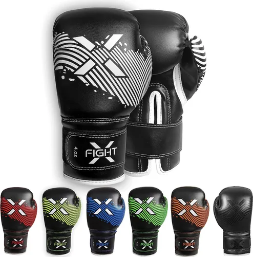 Guantes de boxeo para niños de 3 a 8 años, 4 6 onzas, entrenamiento MMA, niños, niñas, guantes de kickboxing para entrenamiento, saco de boxeo, Muay