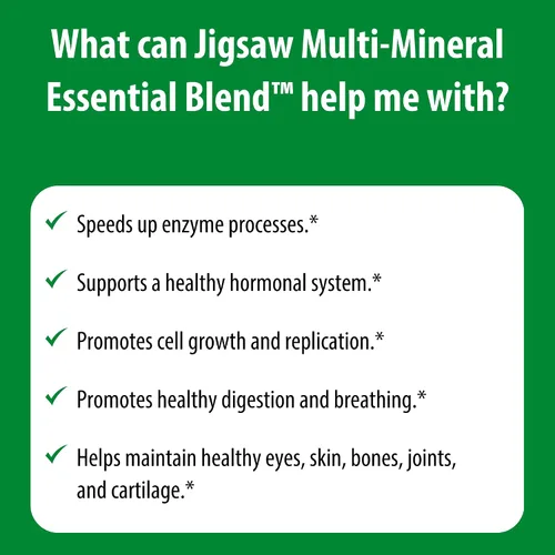 Miniatura 6 de Jigsaw Health Mezcla esencial multimineral 90 cápsulas 90 porciones