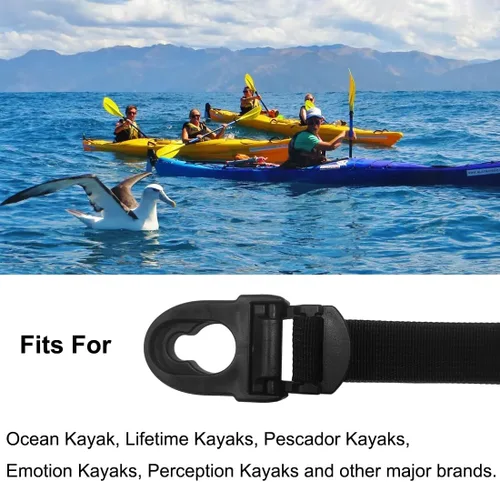 Miniatura 4 de Kayak Seat Repair Kit Clips & Hooks Compatible with Lifetime Emotion Seat Contain Seat Clips and Hooks Fits (8 Pack)