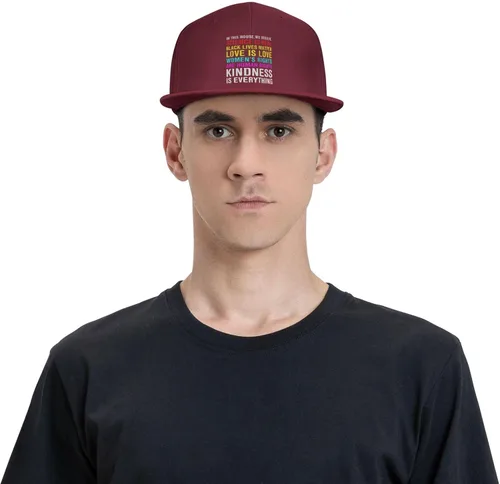 Miniatura 79 de Pride Flag in This House We Believe Science is Real Black Lives Matter Baseball Hats for Men Dad Hat,Black