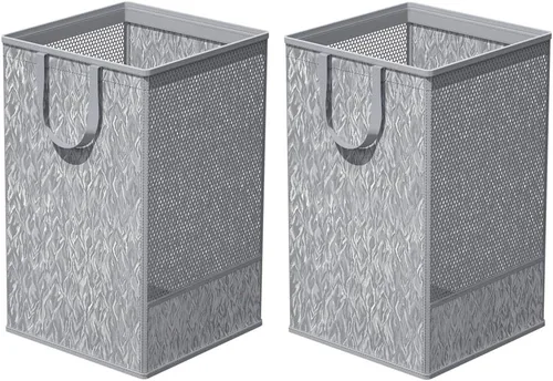 Miniatura 12 de NPET Cesta de lavandería plegable de 27 litros con material impermeable de PEVA, bolsa de almacenamiento para ropa, dormitorio y hogar Bandera