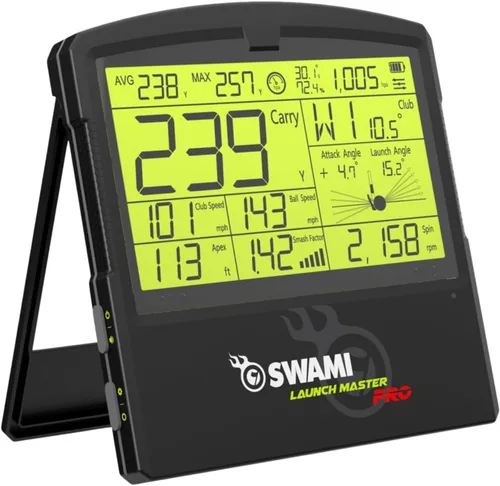Izzo Golf Swami Launch Master Pro - Monitor de lanzamiento de golf