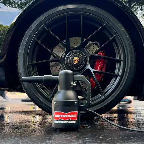 Miniatura 7 de METROVAC Air Force Blaster Sidekick Secador de Aire para Vehículo Pequeño o Motocicleta Metro Vacuum Hecho en EE.UU Negro - Velocidad única