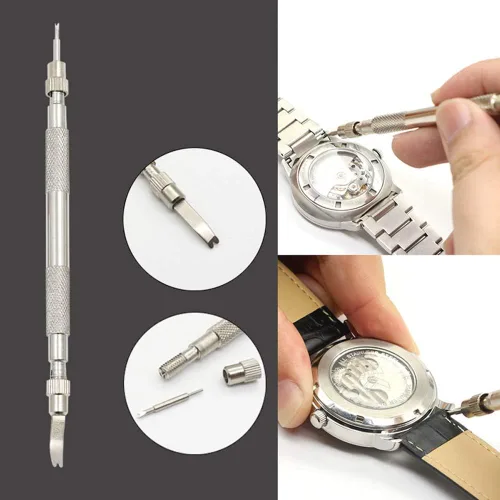Miniatura 6 de Kit de herramientas de reparación de reloj de 5 piezas de barra de resorte para reemplazo de correa de reloj y juego de herramientas de pines