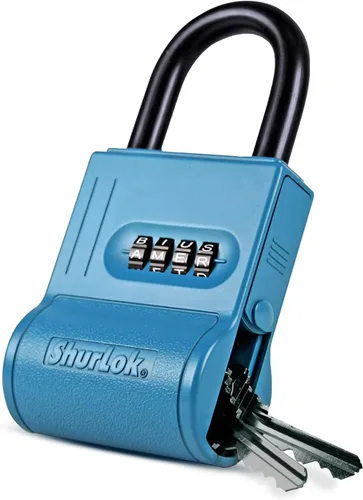 Miniatura 11 de ShurLok SL-100W candado a combinación de cuatro dígitos azul, SL-200W