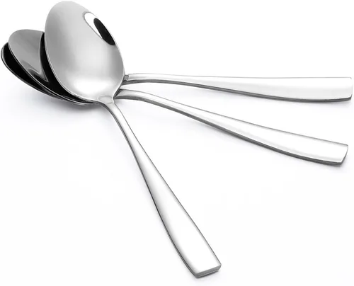 Miniatura 3 de Eslite Cucharas grandes de acero inoxidable de 12 piezas, 8 pulgadas
