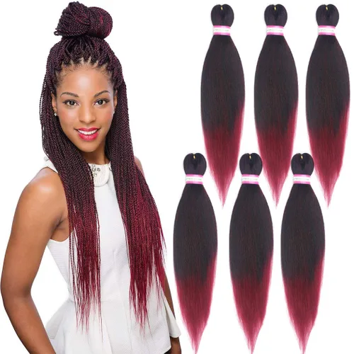 Miniatura 8 de Extensiones de cabello para trenzar preestiradas, color negro, 12 pulgadas, 8 paquetes de cabello natural para trenzar, fácil trenza, ajuste de agua