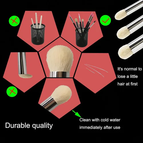 Miniatura 4 de Sdanart Juego de pinceles de secado Hobby Drybrush para pintura, juego de pinceles de pintura de detalle, 3 piezas de arte profesional y pinceles