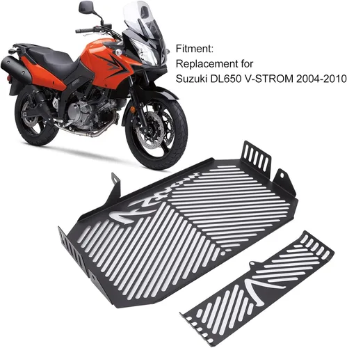 Miniatura 6 de Protector de rejilla de radiador, cubierta de parrilla de agua para motocicleta, protector de radiador de aceite de repuesto para DL650 V STROM 2004