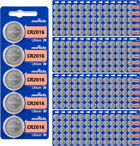 Miniatura 2 de Murata Batería CR2016 DL2016 ECR2016 3V Litio Moneda Celda (5 Baterías)