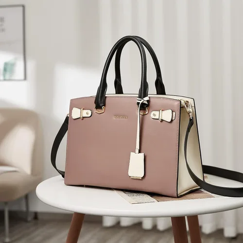 Miniatura 2 de BOSTANTEN Bolso de cuero para mujer, bolso de diseñador con asa superior, bolso cruzado, Bolsas colgantes de cuero para mujer