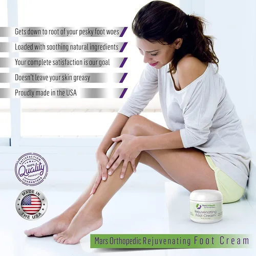 Miniatura 7 de Mars - Crema ortopédica rejuvenecedora para pies secos y agrietados, loción para pies diabéticos – Crema hidratante natural de acción rápida