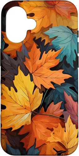 Miniatura 32 de Colorful Leaves Otoño y Otoño Tema, Otoño Color Funda para iPhone 17