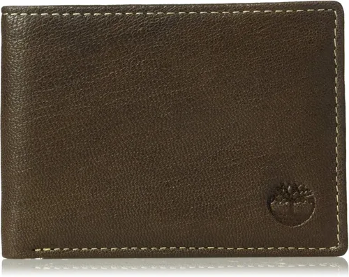 Miniatura 10 de Timberland Billetera de cuero genuino con tarjetero de seguridad RFID para hombre