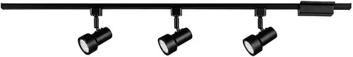 Miniatura 2 de Kit de iluminación de riel lineal LED integrado negro de 3 luces de 44 pulgadas