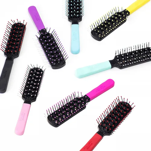 Miniatura 9 de Cricket Static Free Fast Flo Color Vent Hair Brush - Secado rápido y con secador, desenredante y peinado sin encrespamiento - Cerdas antiestáticas