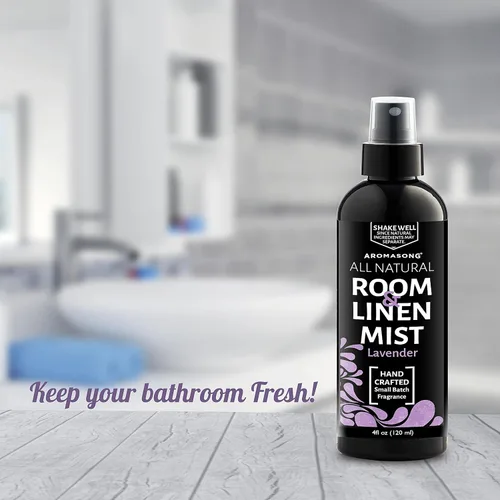 Miniatura 5 de Aromasong Spray de lavanda totalmente natural para dormir - Spray de habitación y lino para almohadas y sábanas - Spray de lavanda para el hogar