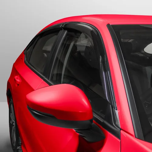 Miniatura 2 de Voron Glass - Protectores de lluvia adhesivos extra duraderos para Honda Civic 2022-2026 Sedan, deflectores de ventana, viseras de ventilación, 6