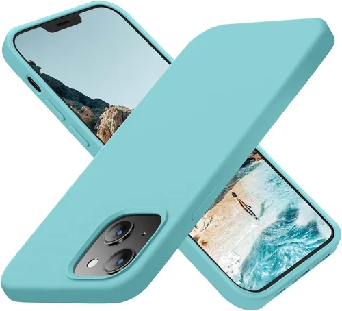 Miniatura 25 de Cordking Funda diseñada para iPhone 13, diseñada para iPhone 14, funda ultradelgada de silicona, funda protectora a prueba de golpes