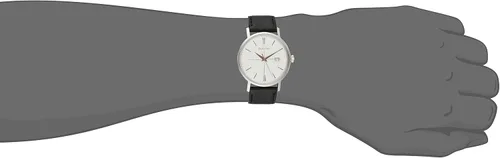 Miniatura 4 de Bulova 98B254 - Pulsera de piel de becerro para hombre 0787in color negro